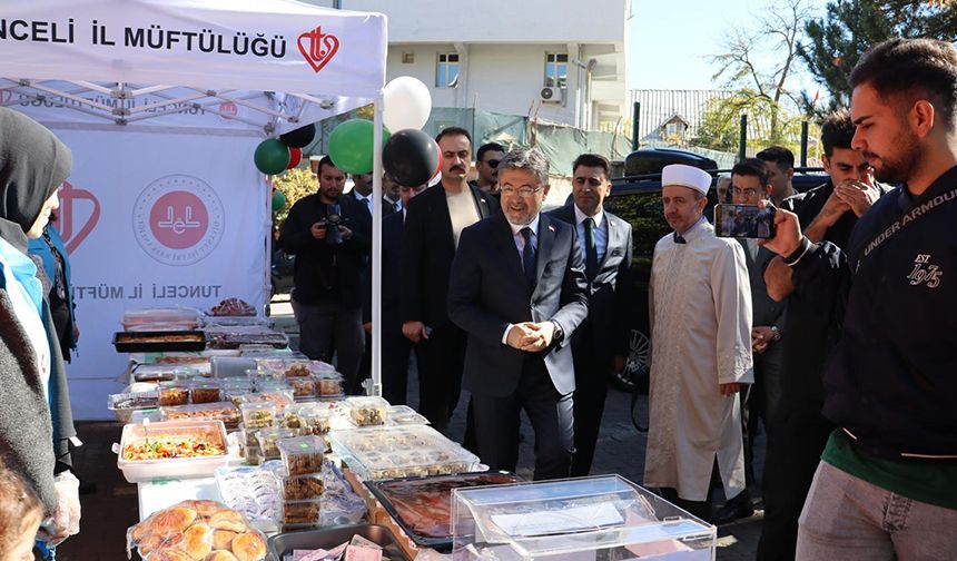 Tunceli'de Gazze için hayır çarşıları açıldı