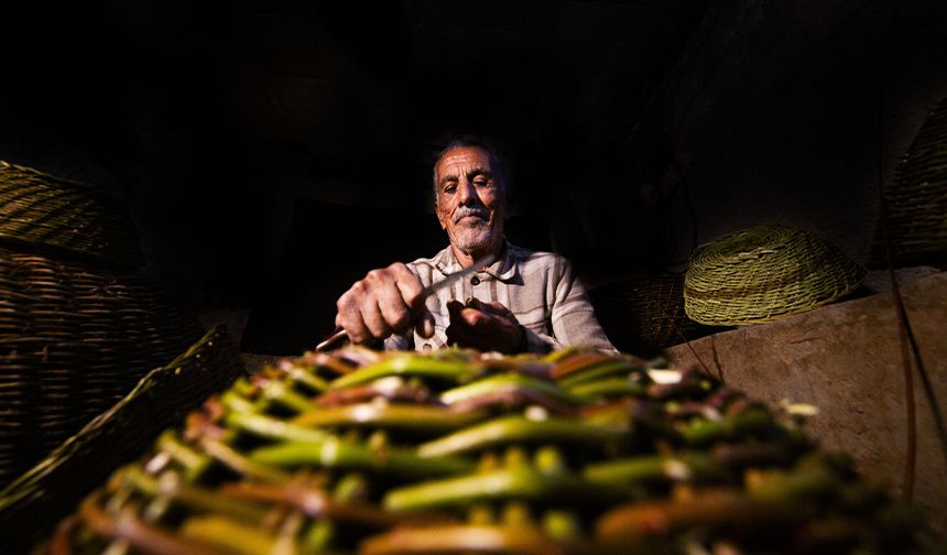 Sepet ustası Halil Aşar, baba mesleğini yaşatıyor