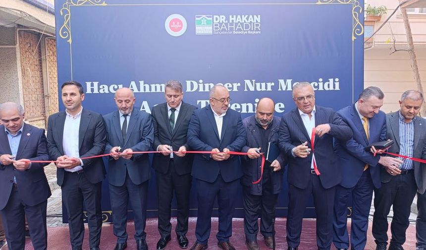 Bahçelievler Yenibosna Nur Mescidi hizmete açıldı