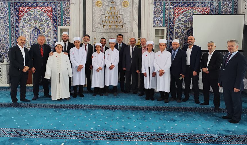 Ermenek'te hafızlar icazet aldı