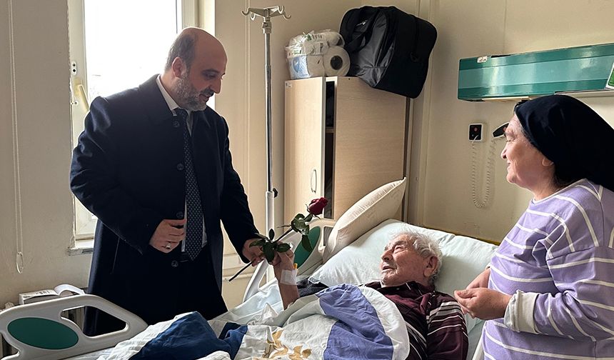 Bozyazı'da din görevlilerinden hastaneye anlamlı ziyaret