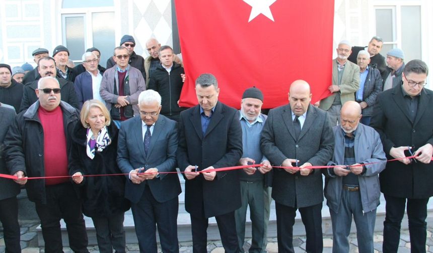 Hayber Camii dualarla açıldı