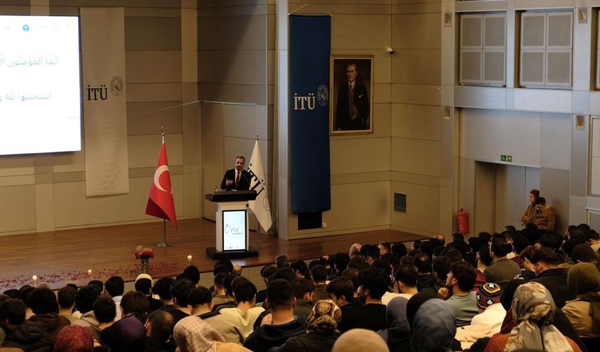 İstanbul Müftüsü Tuncel, İTÜ'de gençlerle buluştu