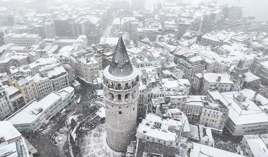İstanbul'a kar geliyor