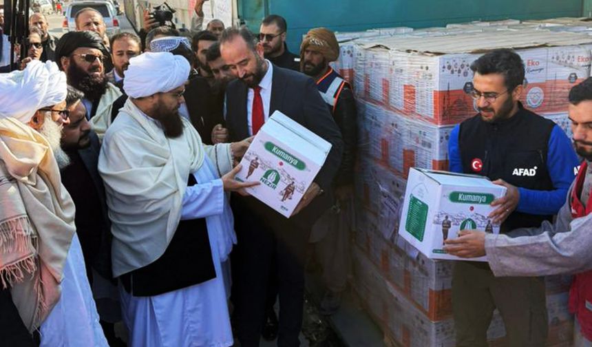 Türkiye'nin "24. İyilik Treni" Afganistan'a ulaştı