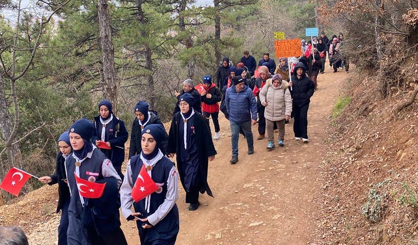 Diyanet izcileri, Sarıkamış şehitleri anısına yürüdü