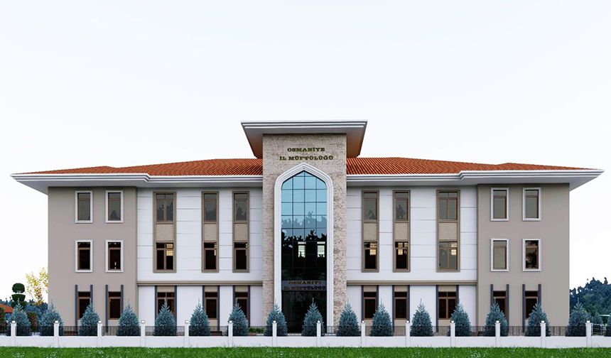 Osmaniye'de yeni İl Müftülüğü hizmet binasının temeli atıldı