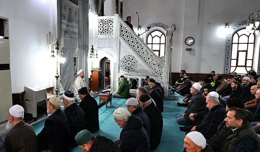 Rize'de şehit Em­ni­yet Mü­dü­rü Altuğ Verdi için mevlit okutuldu