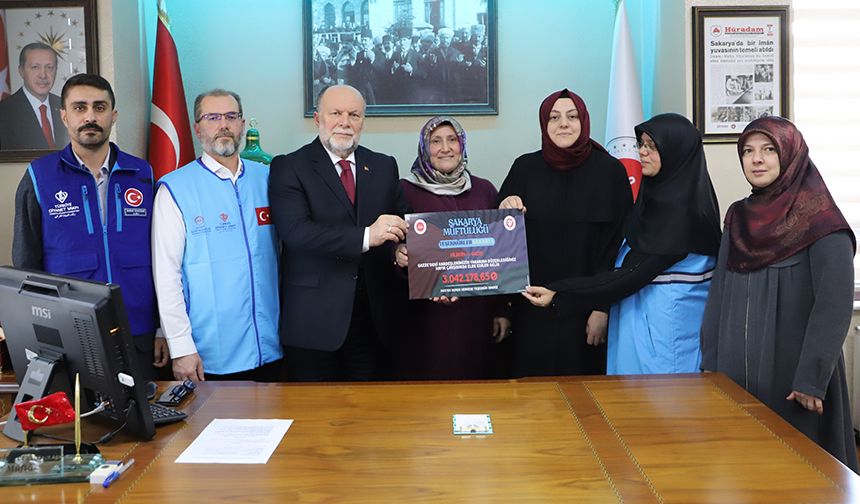 Sakarya'dan Gazze'ye büyük destek