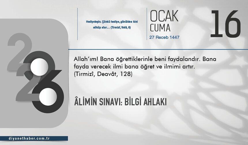 Âlimin Sınavı: Bilgi Ahlakı