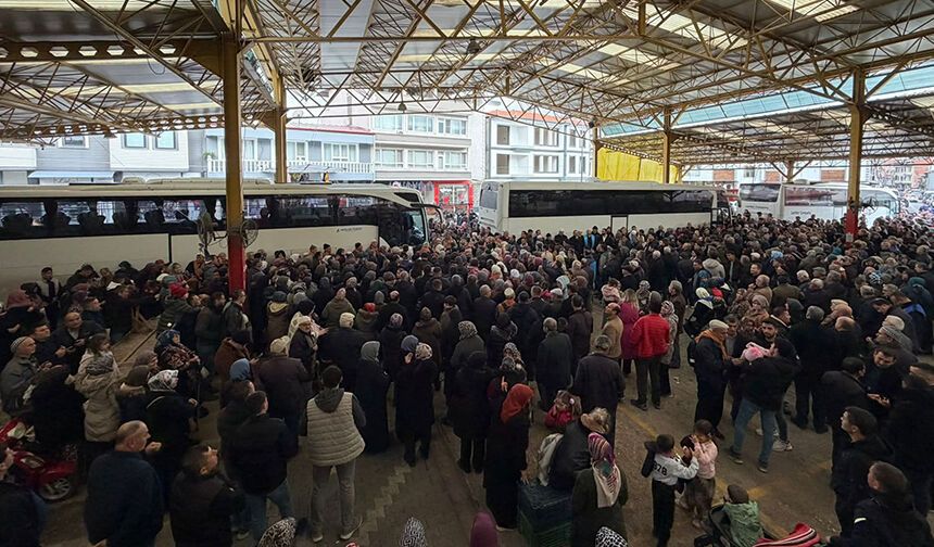 Havranlılar umre heyecanı yaşadı