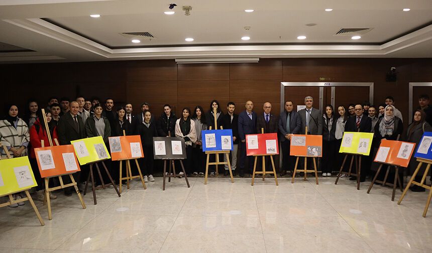 ÇEDES'li gençler "Resim Sergisi" açtı