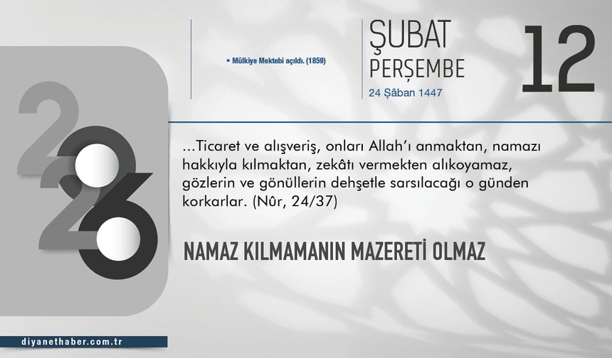 Namaz Kılmamanın Mazereti Olmaz