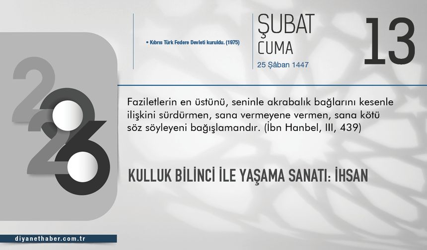 Kulluk Bilinci İle Yaşama Sanatı: İhsan