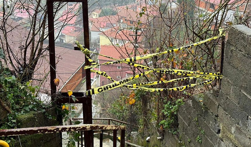 Zonguldak'ta heyelan