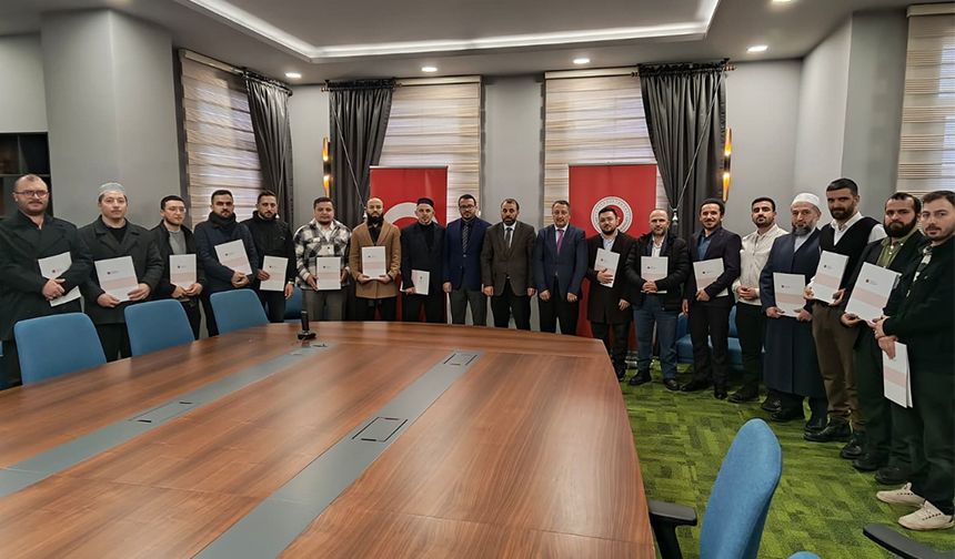 Rize'de "Talim ve Tashih-i Huruf Kursu" tamamlandı