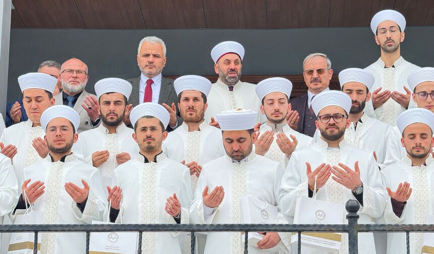 Rize'de aday din görevlileri dualarla göreve başladı