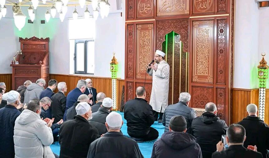 Ashab-ı Bedir Camii açıldı