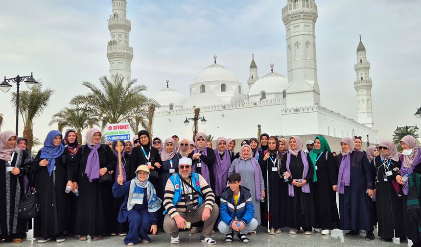 Bursa'da engelli öğrenciler umre sevinci yaşadı