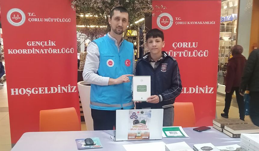 Çorlu’da "Umre Ödüllü Bilgi Yarışması" tanıtıldı