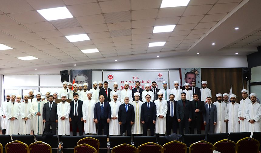 Elazığ'da aday din görevlileri göreve başladı