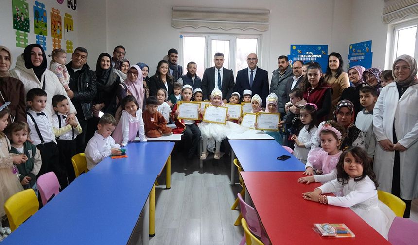 Gülnar'da minikler Kur'an'a çıktı