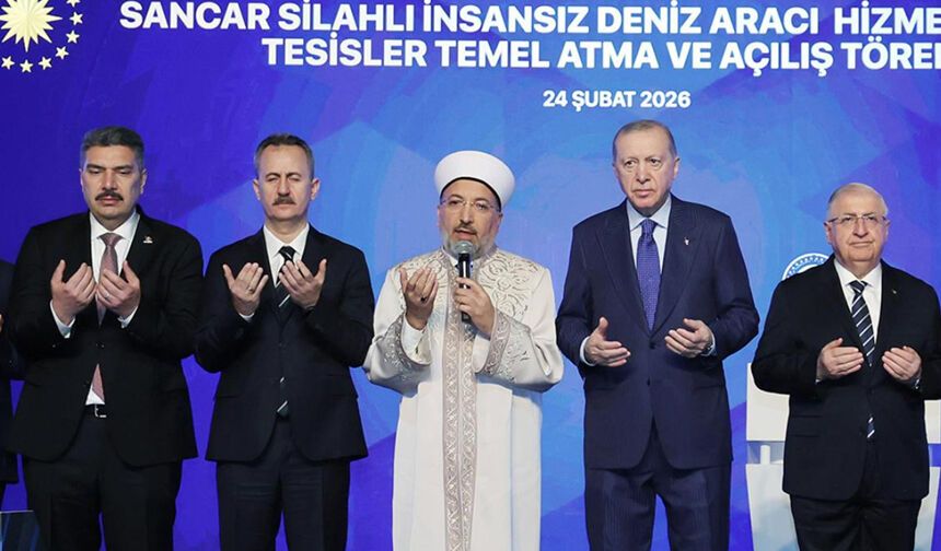 HAVELSAN SANCAR İNSANSIZ DENİZ ARACI DUALARLA HİZMETE ALINDI