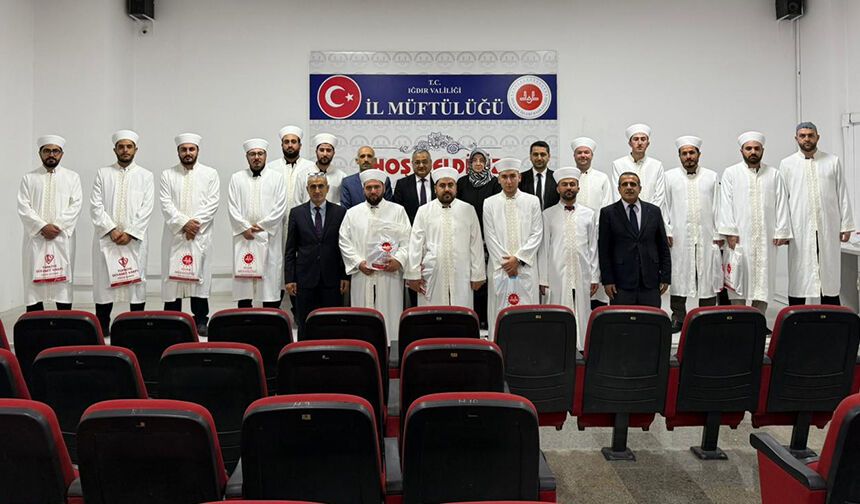 Iğdır'da aday din görevlileri göreve başladı