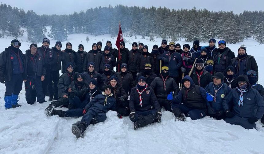 Osmaniyeli izciler kış kampında  buluştu
