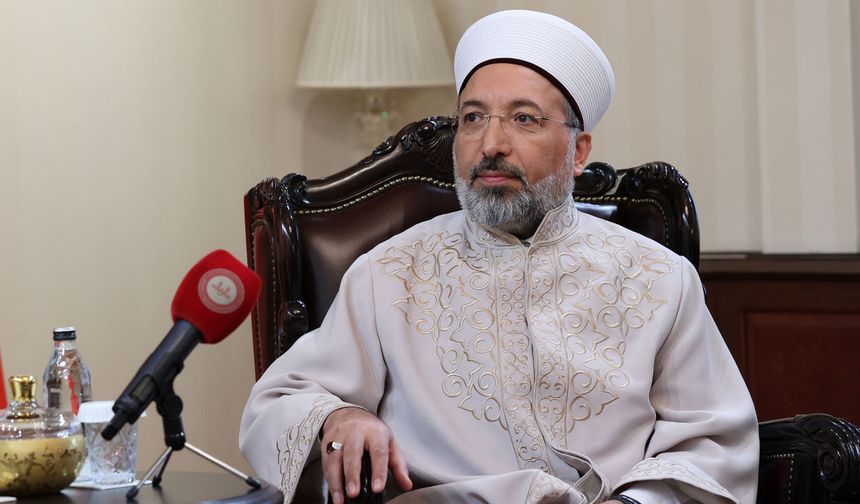 Diyanet İşleri Başkanı Arpaguş, TRT 1’e konuk oldu