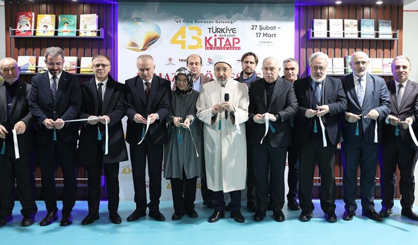 43. TÜRKİYE KİTAP VE KÜLTÜR FUARI AÇILDI