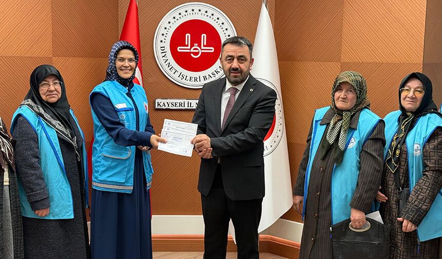 TDV Kayseri Şubesi Kadın Kolları mantı yaparak Gazze'ye destek oldu