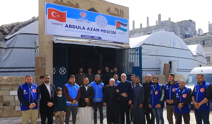 TDV, RAMAZAN ÖNCESİ GAZZE'DE 3 CAMİYİ İBADETE AÇTI