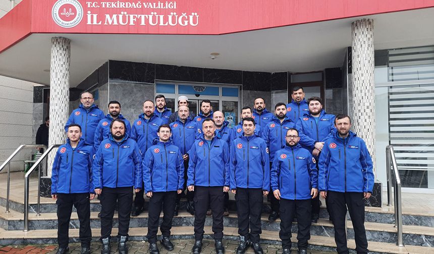TDV Tekirdağ Şubesi Arama Kurtarma Ekibi kuruldu