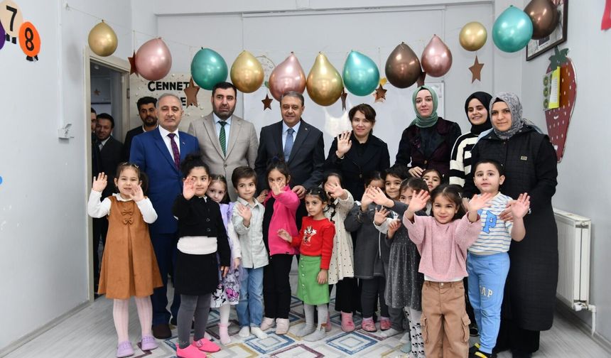 Vali Şıldak’tan 4-6 Yaş Kur’an Kursu’na ziyaret