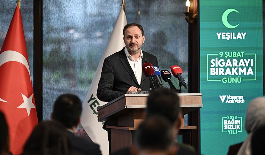 Yeşilayın sigaraya yönelik "Bırak Şimdi" kampanyası tanıtıldı