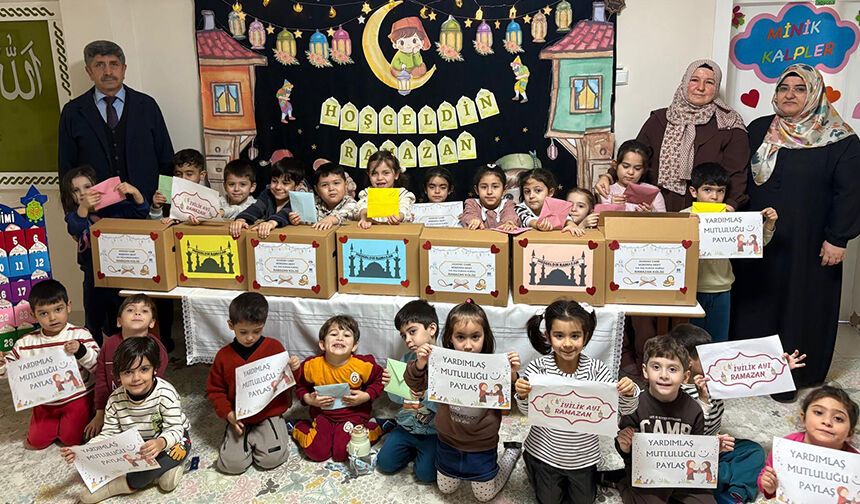 Anamurlu minikler "iyilik kolisi" hazırladı