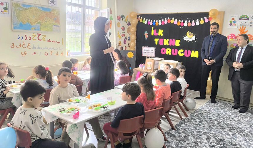 Boğazkale'de minikler "Tekne Orucu" sevincini yaşadı
