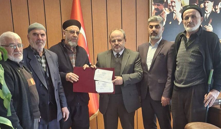 Cami cemaatinden Afrika'ya anlamlı bağış