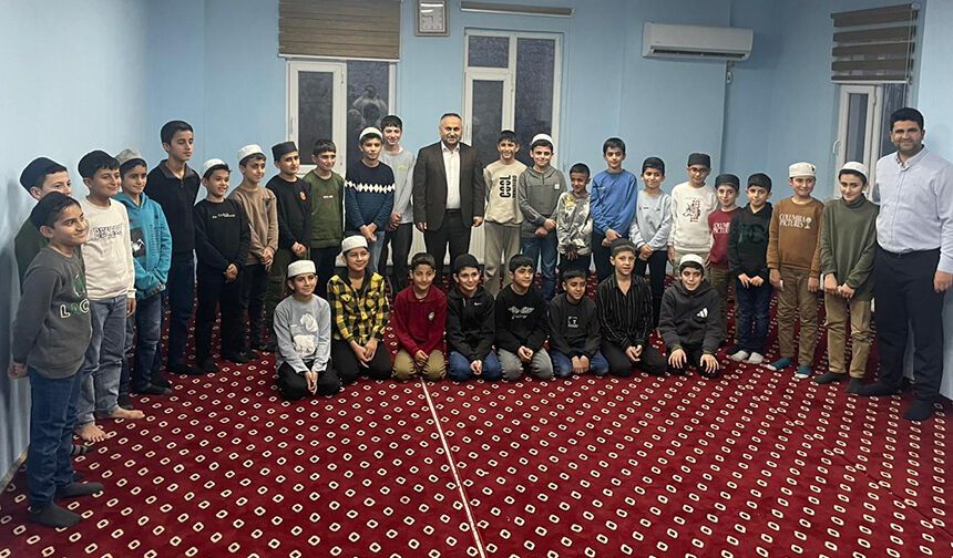 Müftü Okuş, hafızlık öğrencileri ile buluştu