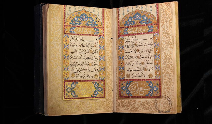 EL YAZMASI KUR'AN-I KERİMLER ZİYARETE AÇILIYOR