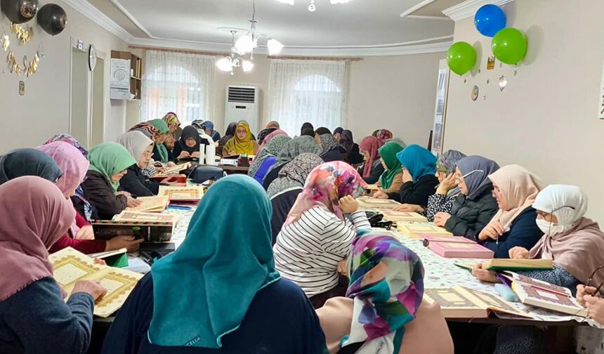 Görele’de ramazan mukabelelerine yoğun ilgi