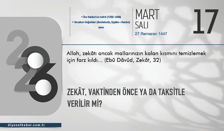 Zekât, Vaktinden Önce Ya Da Taksitle Verilir Mi?