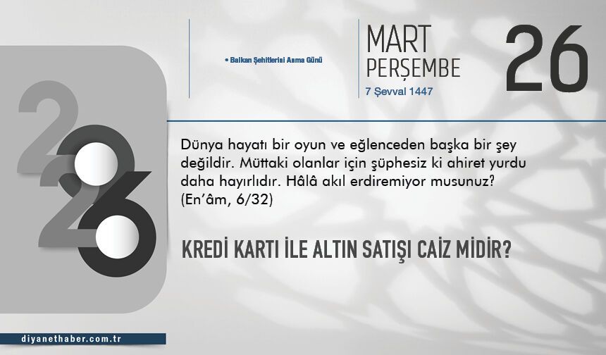 Kredi Kartı ile Altın Satışı Caiz Midir?