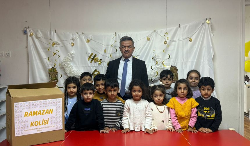 Birecikli miniklerden ramazan dayanışması