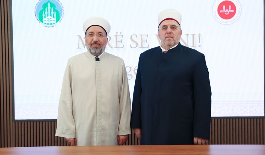 DİYANET İŞLERİ BAŞKANI ARPAGUŞ, KOSOVA'DA