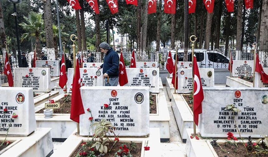 ŞEHİTLİKLERE BAYRAM ZİYARETİ