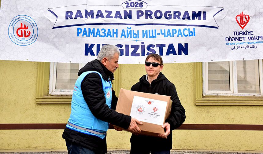 TDV, KIRGIZİSTAN'DA RAMAZAN YARDIMI ULAŞTIRDI