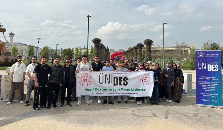 Adıyaman'da Diyanet Gençlik ünides projesiyle gezdi