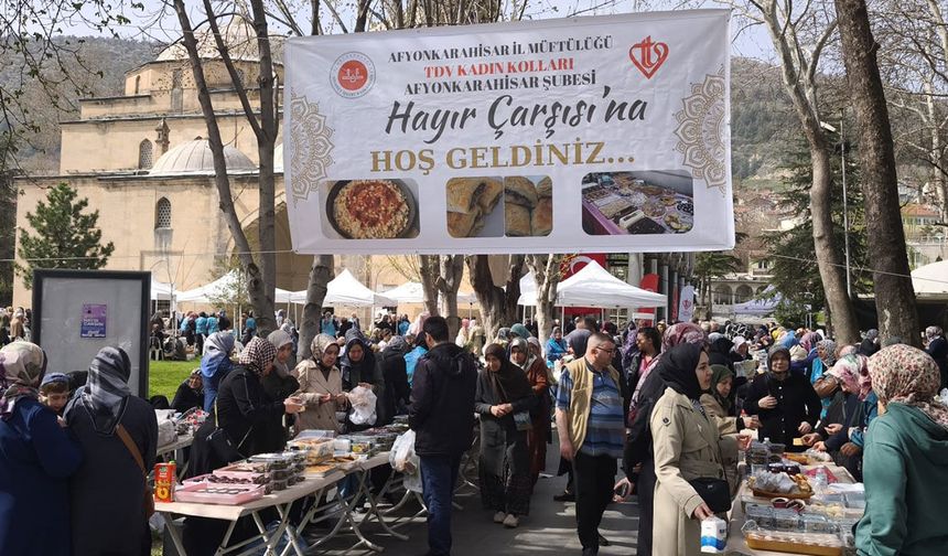 Afyonkarahisar'da "İki İnsan Bir Hayat" projesine destek kermesi